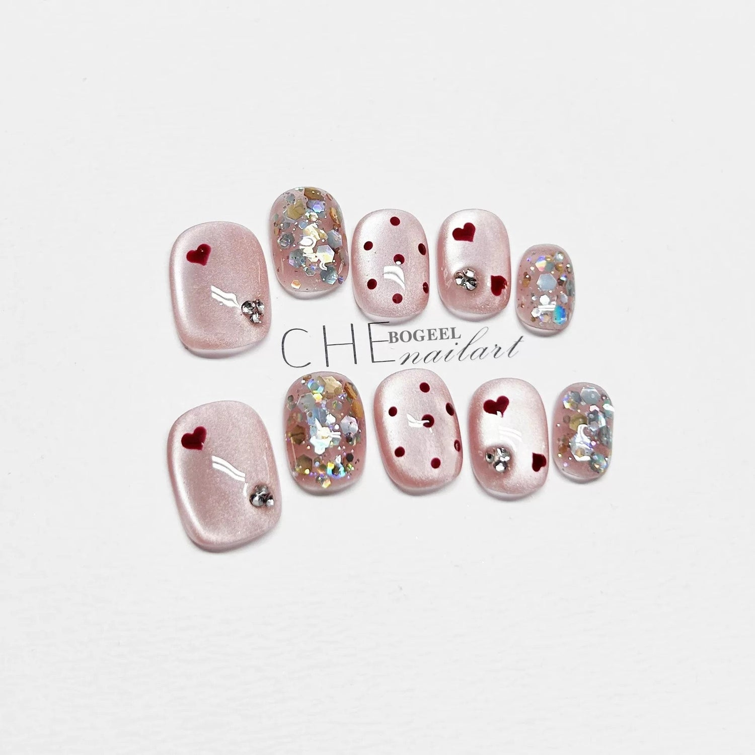 Short press-on nails