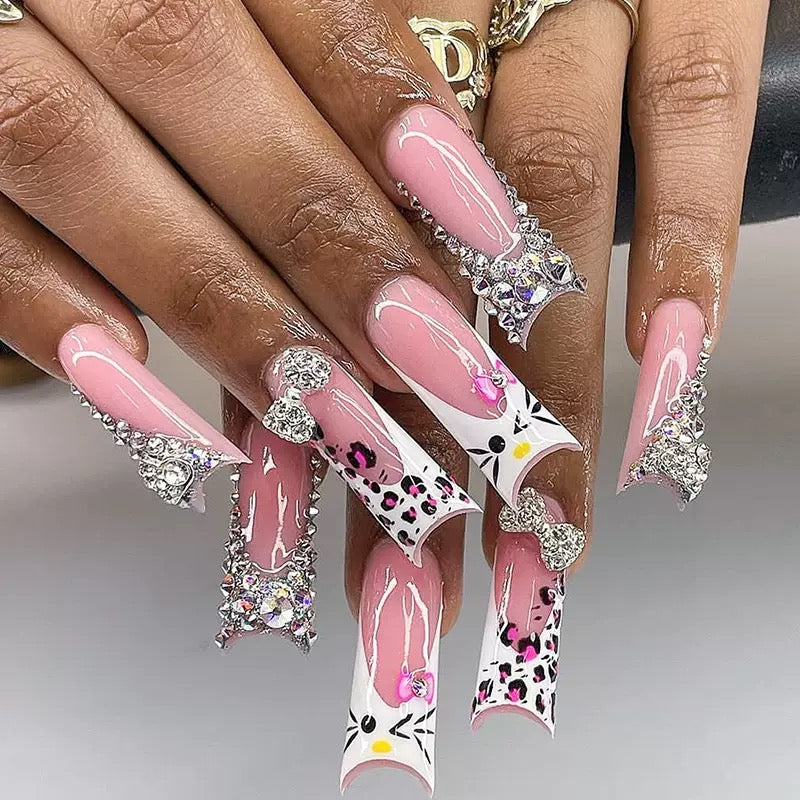 Long press-on nails