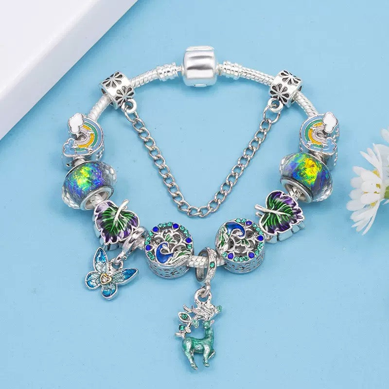 Enchanted Forest Charm Bracelet