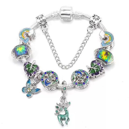 Enchanted Forest Charm Bracelet