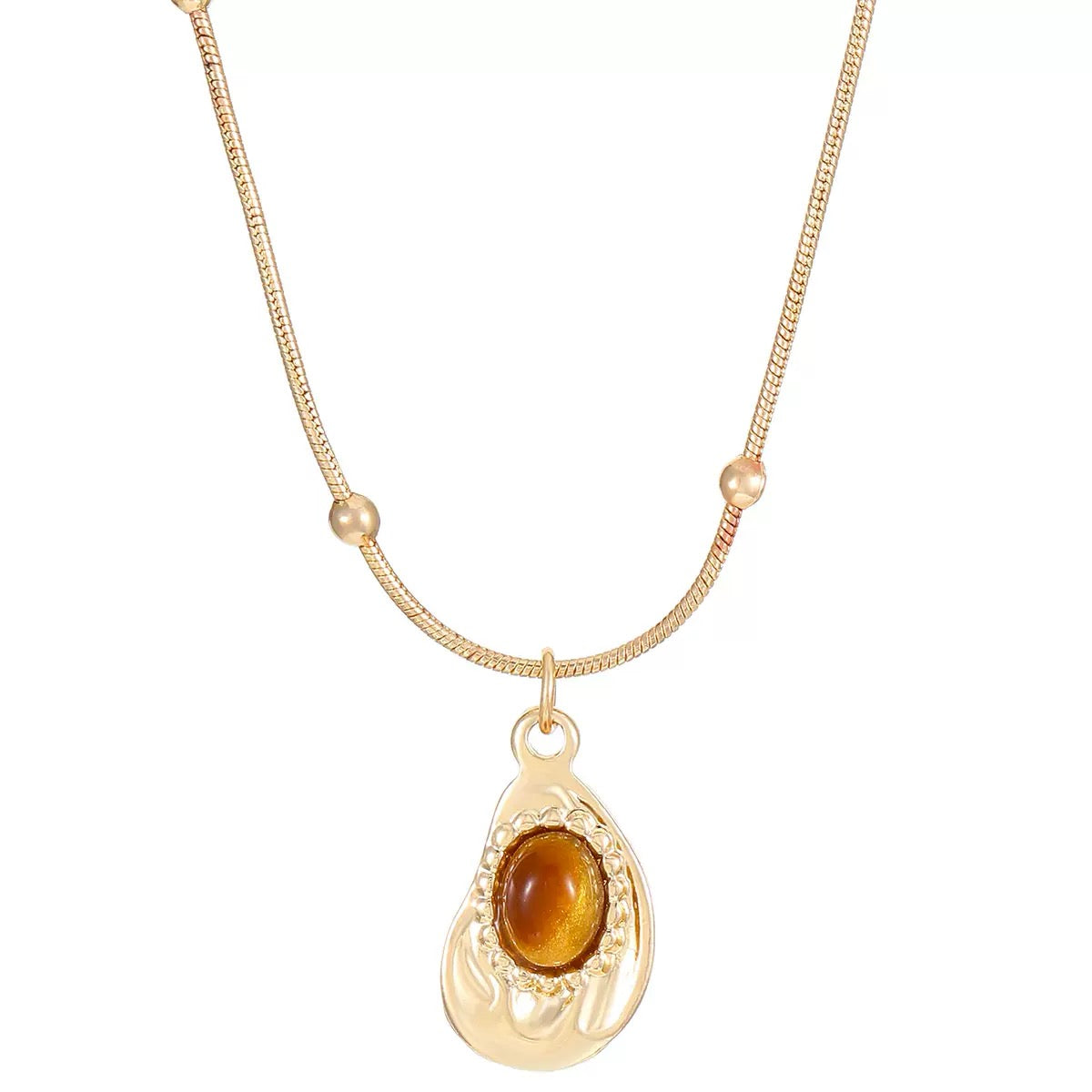 Sunburst Tiger Eye Necklace Set – Natural Radiance(4 designs)