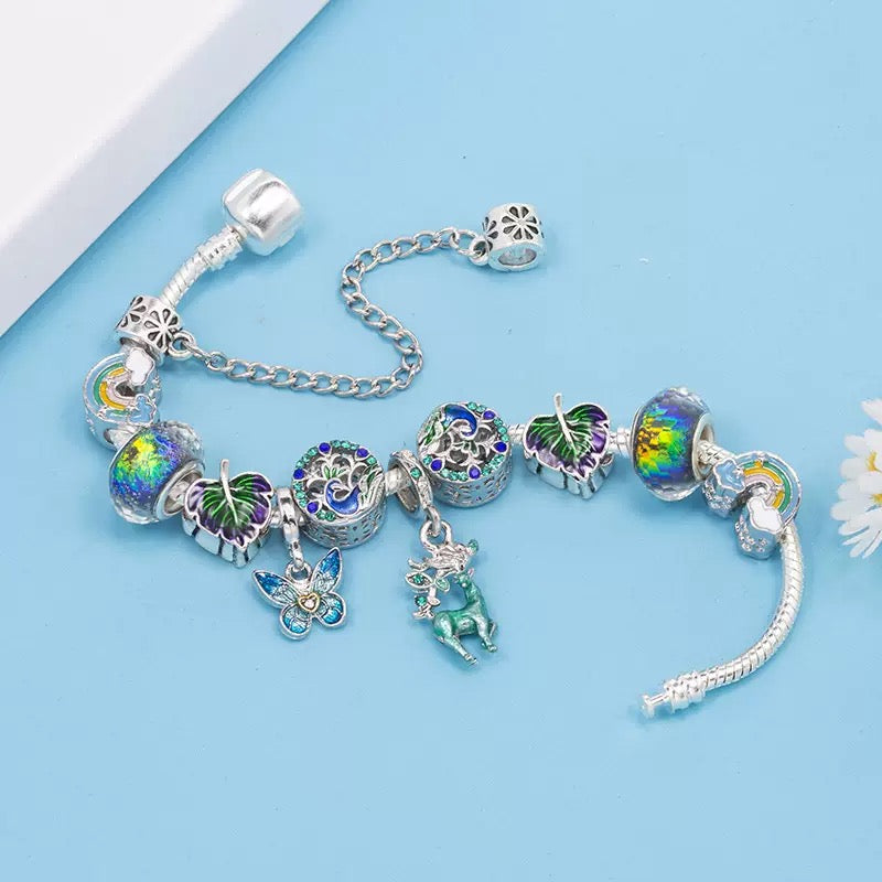 Enchanted Forest Charm Bracelet