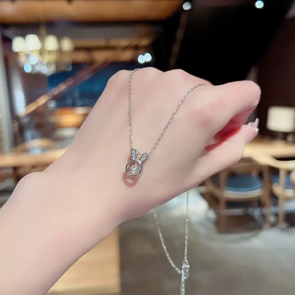 Elegant Silver Necklaces – Angel Wings, Antlers, Hearts & Zircon Styles