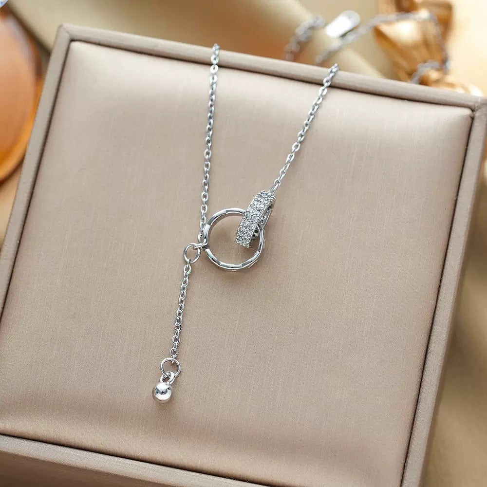 Elegant Silver Necklaces – Angel Wings, Antlers, Hearts & Zircon Styles