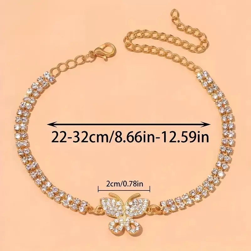 Trendy designable butterfly anklets Great quality