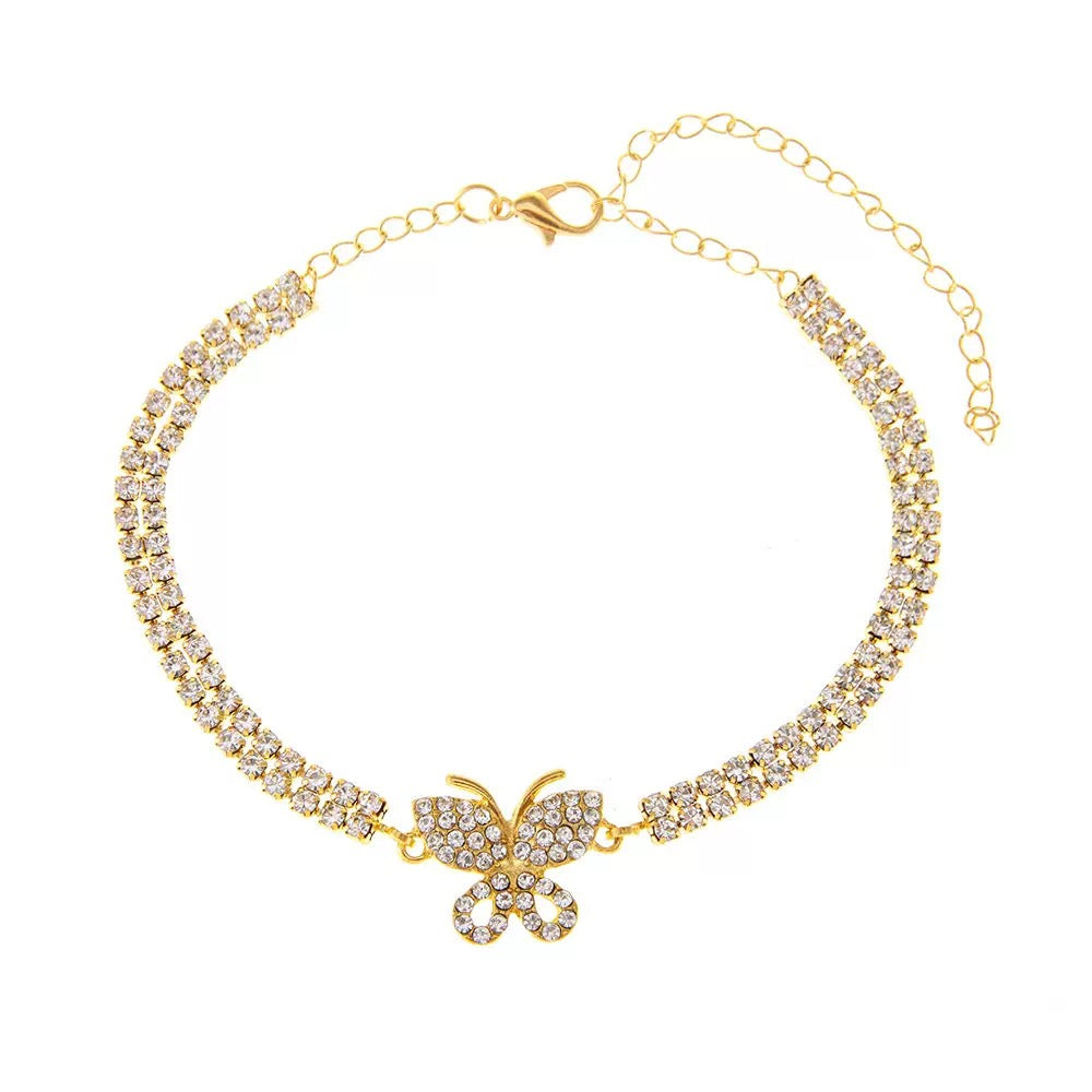 Trendy designable butterfly anklets Great quality