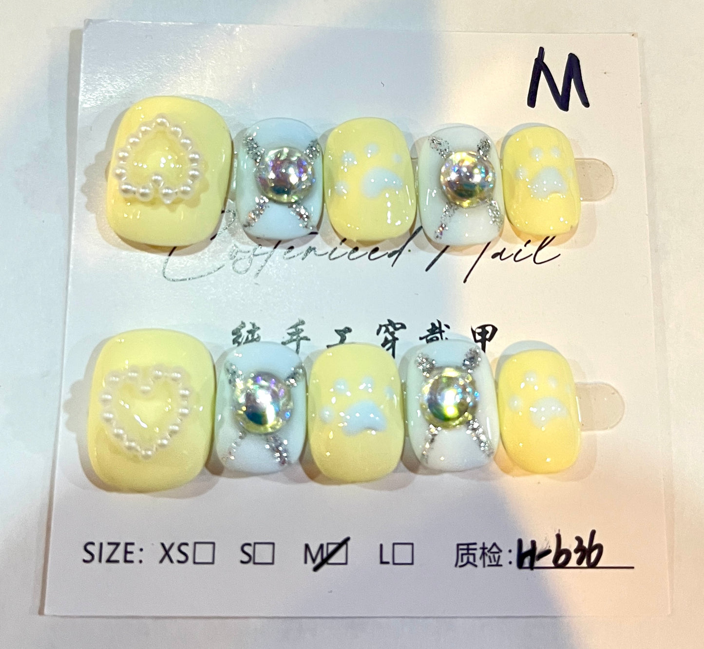 Cute Handmade Press-On Nails Set – 4 Styles | 3D Flower, Bow, Butterfly, and Luxury Designs